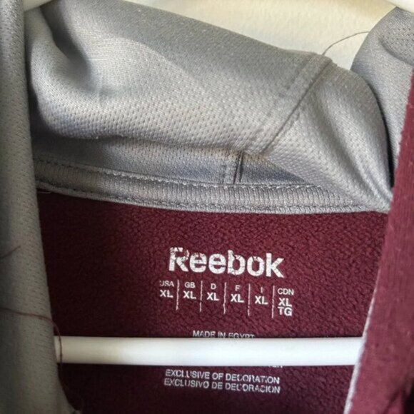 Reebok Men’s Burgundy Hoodie - Picture 4 of 4